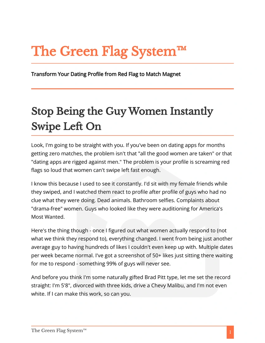 The Green Flag System guide